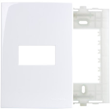 PLACA 4X2 1 POSTO HORIZ COM SUPORTE 16026