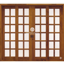 PORTA CAIXILHO DE VIDRO 4 FOLHAS COD PV 401