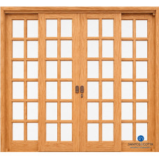 PORTA CAIXILHO DE VIDRO 4 FOLHAS COD PV 401