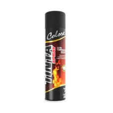 Tinta Spray Preto Fosco Alta Temperatura 400ml Colore