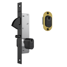 Fechadura Bico de Papagaio Externa 940 Oxidado Roseta STAM