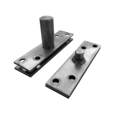 Dobradiça Pino Pivotante Carga 100kg Inox 304 GERIS