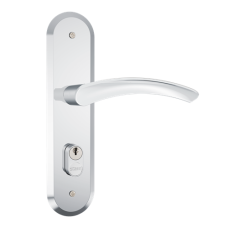 Fechadura Externa 1801/13 Espelho Cromado STAM