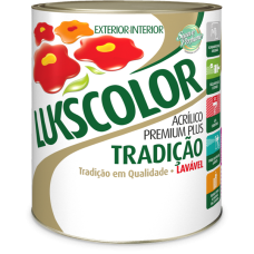 Tinta Latex Acrílico Tradição Branco 900 ml Lukscolor